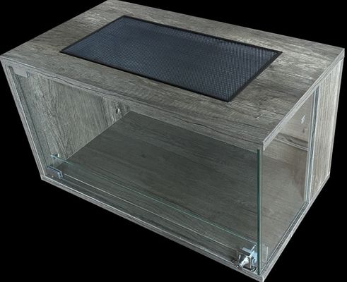 Customizable Wooden Reptile Terrarium Easy Assembly With Glass Window