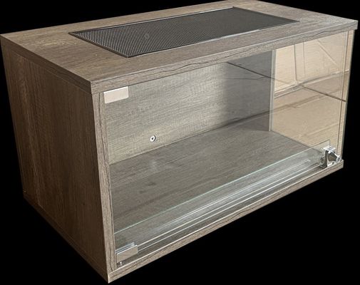 Customizable Wooden Reptile Terrarium Easy Assembly With Glass Window