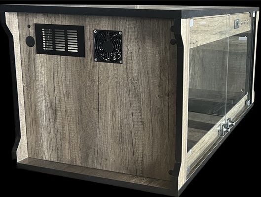 Small Size Wooden Reptile Terrarium Waterproof With Automatic Control