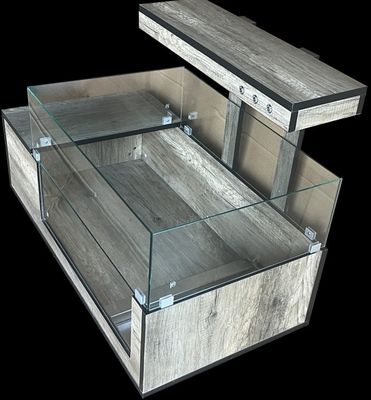 Waterproof Wooden Tortoise Enclosure Open Style Wooden Tortoise Table