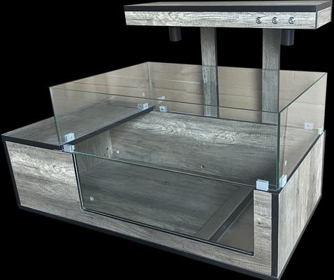Waterproof Wooden Tortoise Enclosure Open Style Wooden Tortoise Table