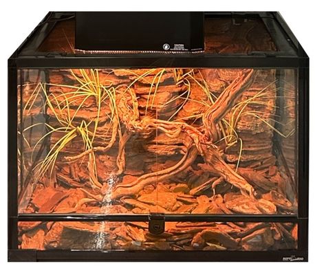 PU High Simulation 3D Vivarium Rock Background Box Decorazione per rettili