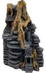 Natural And Realistic Aquarium Rock Background With PU Material Stumps And Rocks