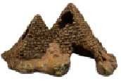 Pyramid Shaped Resin Snake Hide Rock Easy Cleaning And Eco Friendly
