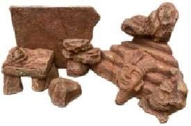 Model SL-M01 Reptile Rock Background PU Material Ecological Natural Home